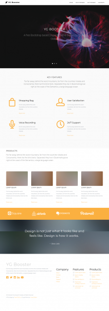 YG Booster Drupal theme demo site