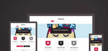 Screenshot of the theme