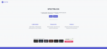 Spectre CSS Drupal 10 theme