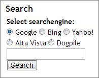 Search multiple searchengines