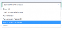 Select2 Multicheck Widget Configuration