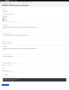 settings for css and js performance improvement module