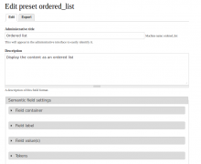 Semantic Fields lets you add more logic to the output of the fields