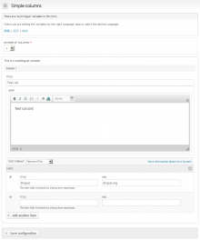 Admin Page