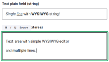 Simple WYSIWYG screenshot