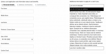 Patron form