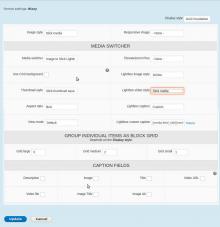 Slick lightbox form