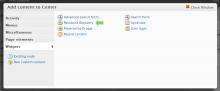 Adding the Password Recovery Form to a panel.