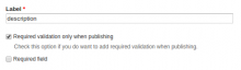 Required On Published Screenshot