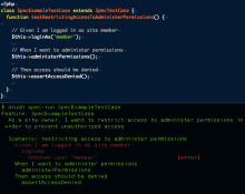 example spec