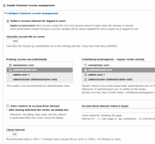 State module's settings page