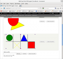 View of the svg widget.