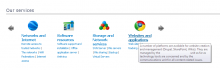Screenshot of the provided block showing taxonomy term images and descriptions (