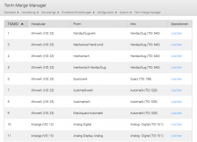 Term Merge Manager GUI