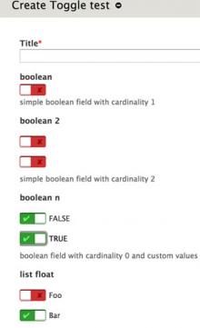 Toggle module demo