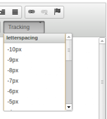 CKEditor Letter Spacing