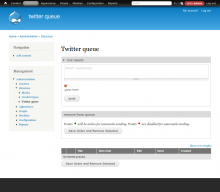 twitter queue drupal 7