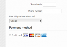 The Ubercart Lead Tracking module screenshot
