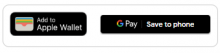 Apple and Google Wallet Links