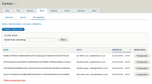 Webform prepopulate test screen