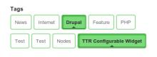 wordwall, taxonomy view, ttr configurable widget