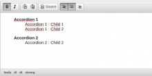 Description list plugin into WYSIWYG