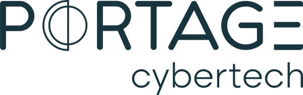 Portage CyberTech horizontal logo. 