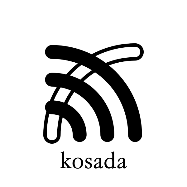 Kosada logo — "against the grain"