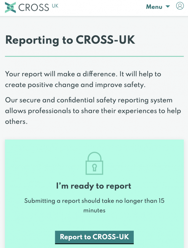 CROSS Reporting Mobile