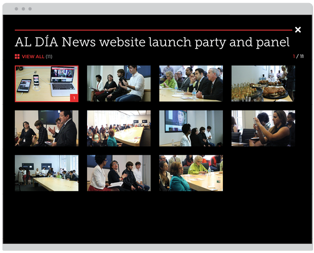 AL DÍA News Web Design - Photo Gallery