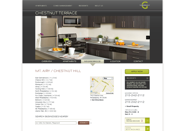 Galman drupal realestate mobile webdesign webdevelopment Philadelphia