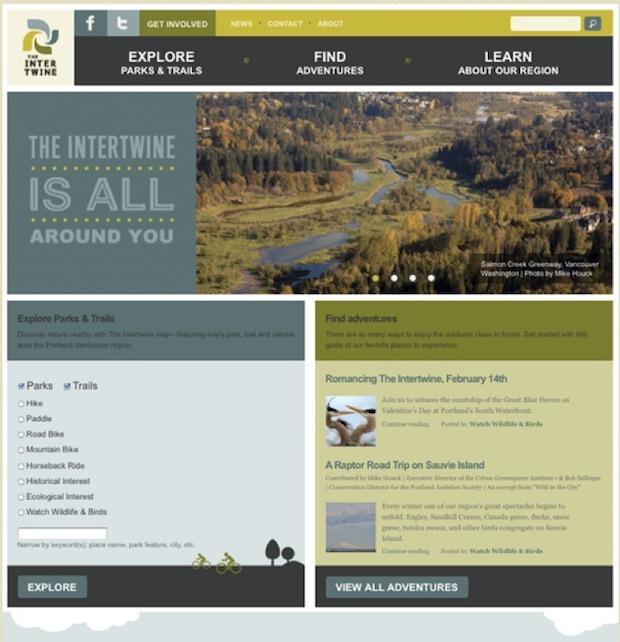 Intertwine Alliance Homepage Redesign