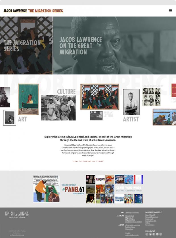 Jacob Lawrence: The Migration Series Home Page