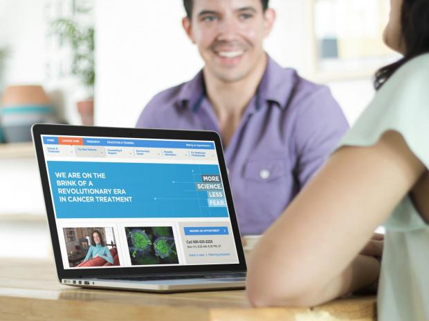 MSK- Early D8 Adopter Image of MSK website on laptop