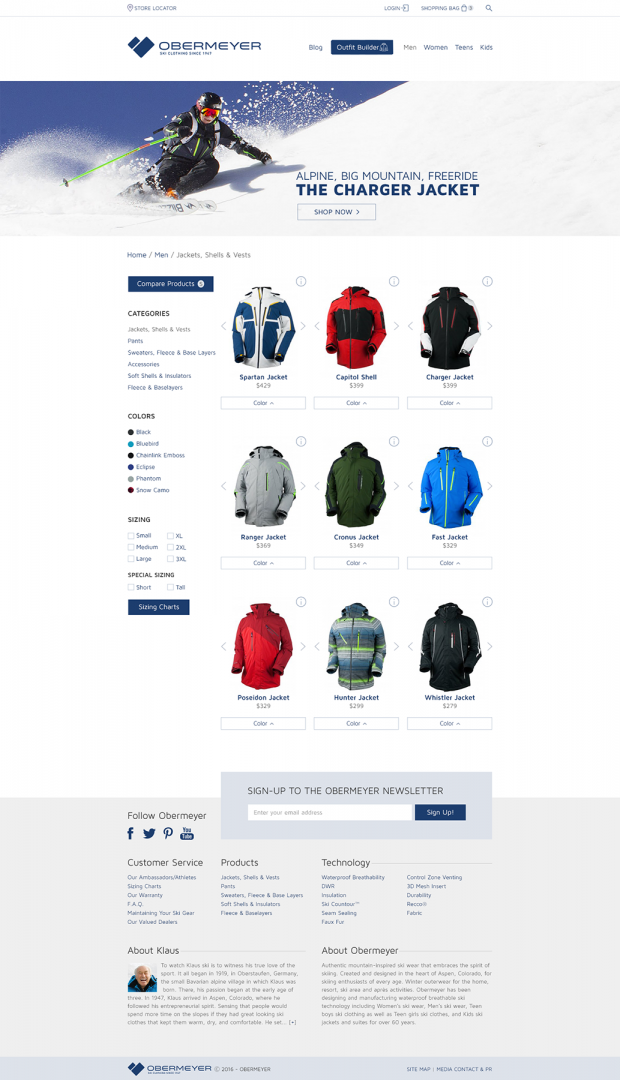 Obermeyer B2B and B2C Site on Drupal 8 and Commerce 2