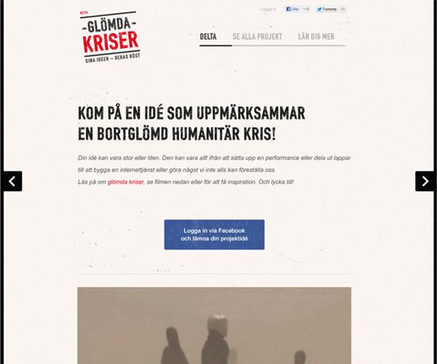 Glömda Kriser Start page