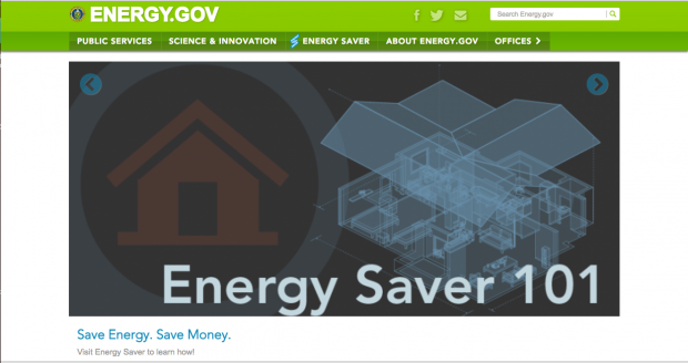 Energy.gov homepage Energy.gov homepage