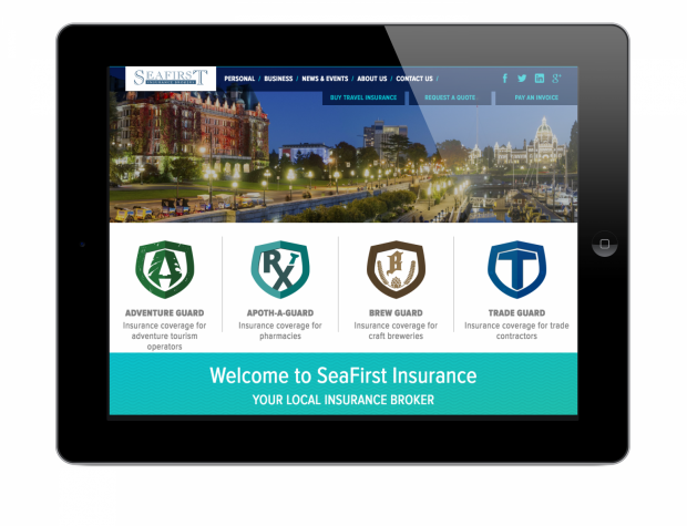 SeaFirst Insurance Mobile Responsive Website