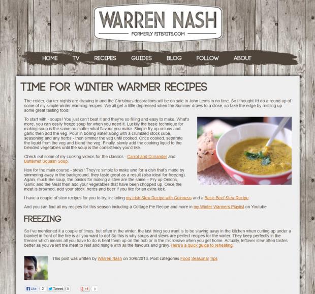 Warren Nash Blog