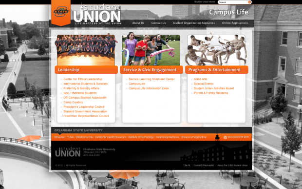 OSU Campus Life Homepage OSU Campus Life Homepage