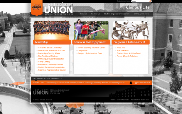 OSU Campus Life Homepage