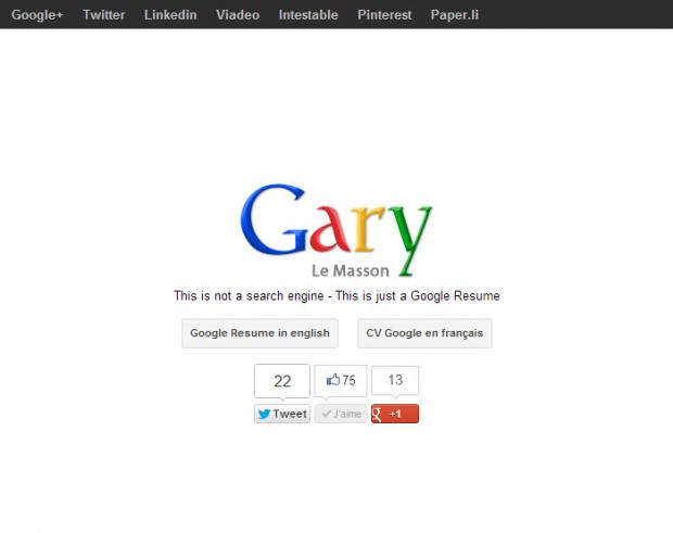 google resume search