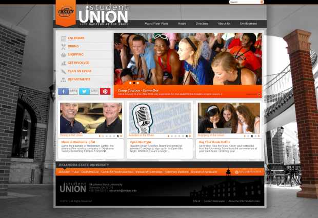 The OSU Student Union Homepage