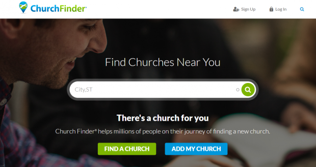 churchfinder website revamp