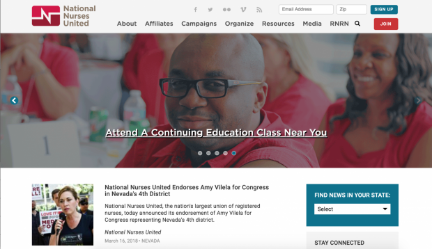 National Nurses United Home Page