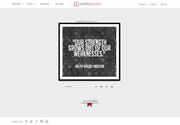 Picture Quote node page NobleQuotes.com snapshot of Picture Quote node page.