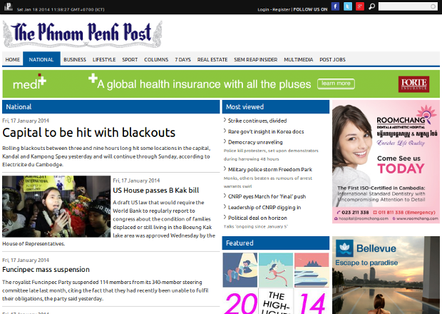 The Phnom Penh Post - Category page screenshot