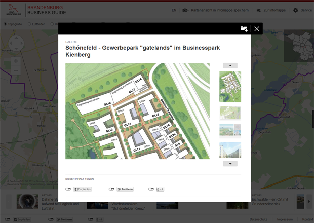 Screenshot www.brandenburg-business-guide.de