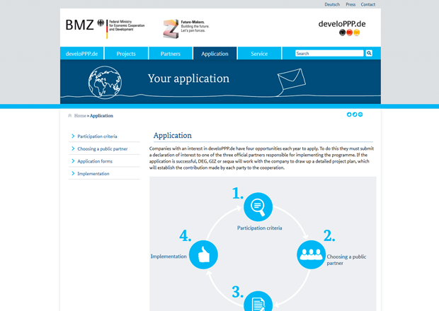 Screenshot of www.developpp.de Screenshot of www.developpp.de