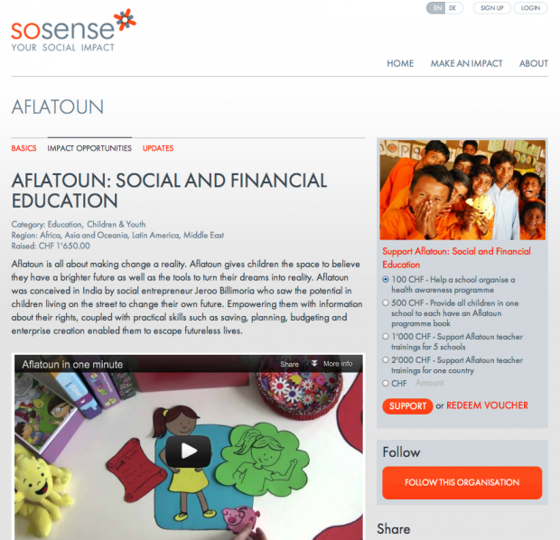 Sosense - Your Social Impact